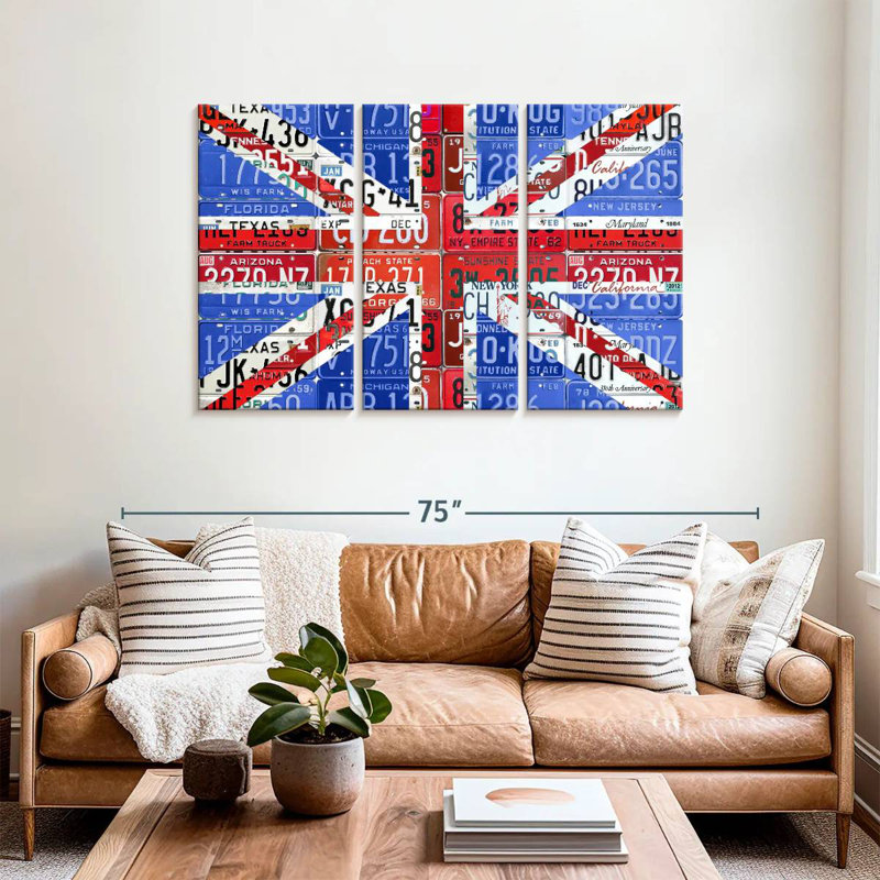 UK Flag License Plate