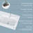 60" Solid Surface Double Bathroom Vanity Top In White With Sink