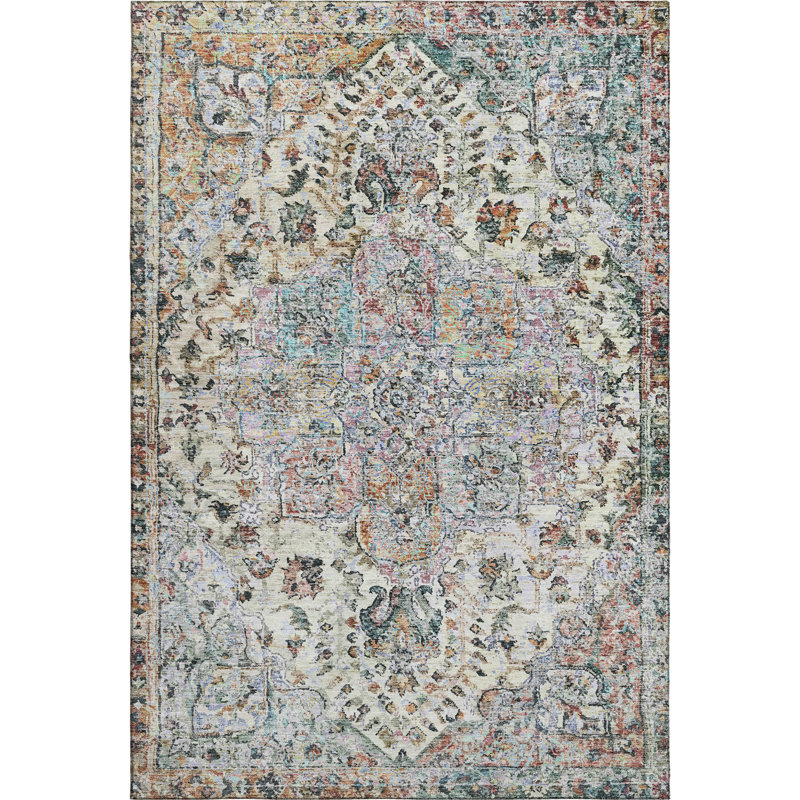 Premium Machine Washable Mayfield AMF2138 global Rug, 9' x 12', Sage