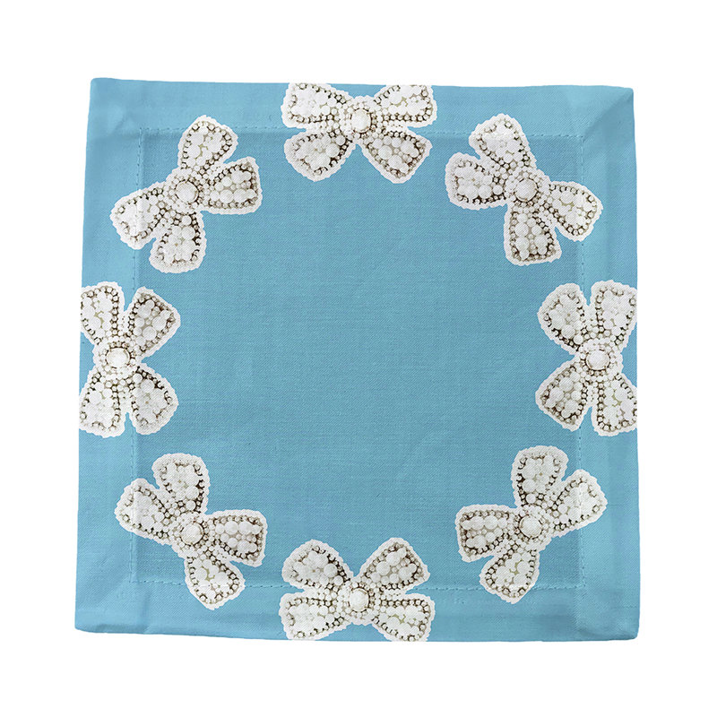Square Napkins, Bluebell