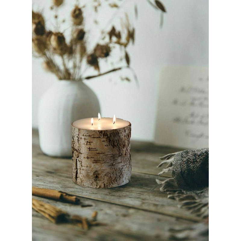 Unscented Pillar Candle, 6" H x 6" W x 6" D, 6