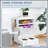 White Pet Feeder Station Storage Cabinet with Raised Bowls for Organized and Stylish Feeding