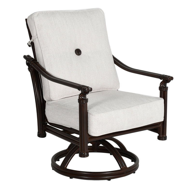 Coco Cushioned Dining Swivel Rocker
