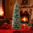 5ft Flocked Artificial Pencil Christmas Tree