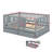 Daybed With Fence Guardrails And 2 Drawers, Split Into Independent Floor Bed & Daybed-1096212521