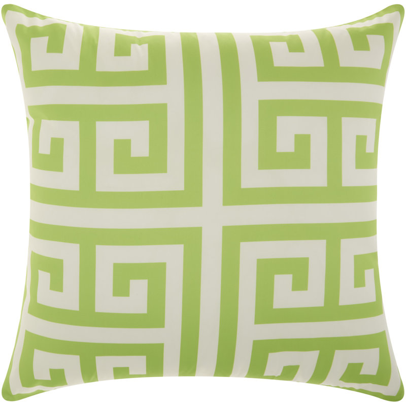 Housse et insert de coussin extérieur d'extérieur, Vert pomme