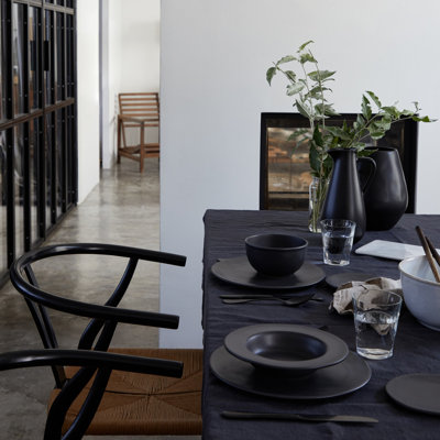 Assiette à hors-d'œuvre en grès 6,13 po Roda, ensemble de 6