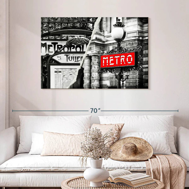 Sireci Paris Metro II, 30" H x 45" W