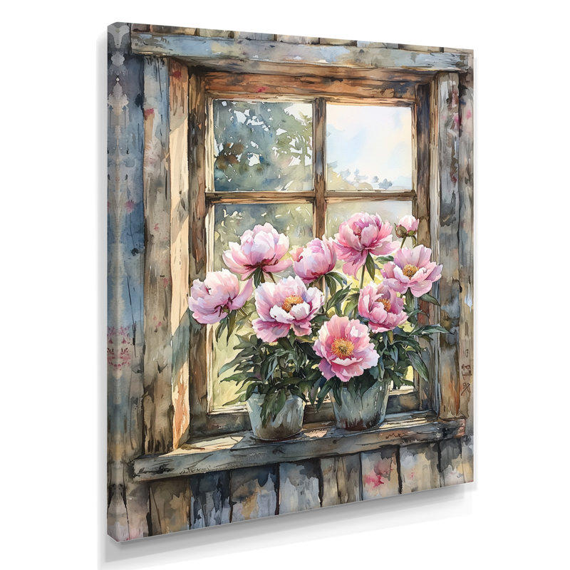 Neasden - Floral Wall Art, Ne s'applique pas, Toile tendue, H 20 po x l 12 po
