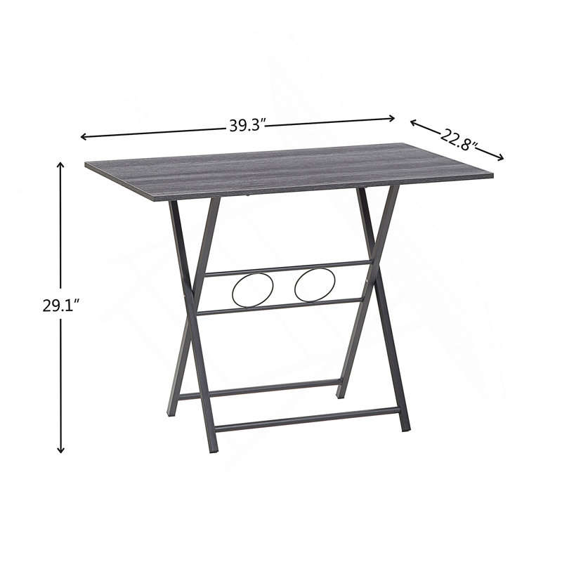 Small Foldable Desk For Small Spaces, Living Room Multifunctional Computer Table Writing Workstation For Home Office, No Assembly Required For Space-Saving