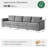 Jagger Modern Wide-Seat Modular Storage Sofa-1665060960-1665060966-1665060891