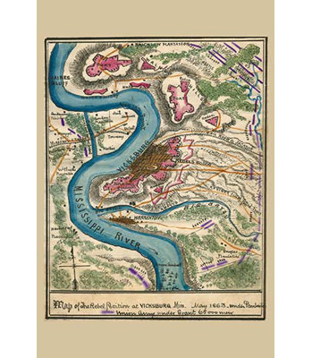 « siege of vicksburg #2 », impression