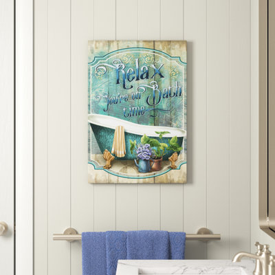 You're On Bath Time by Conrad Knutsen - Wrapped Canvas Painting