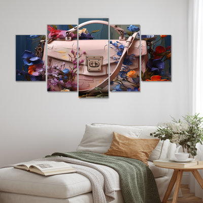 Sac à main rose silhouette emblématique