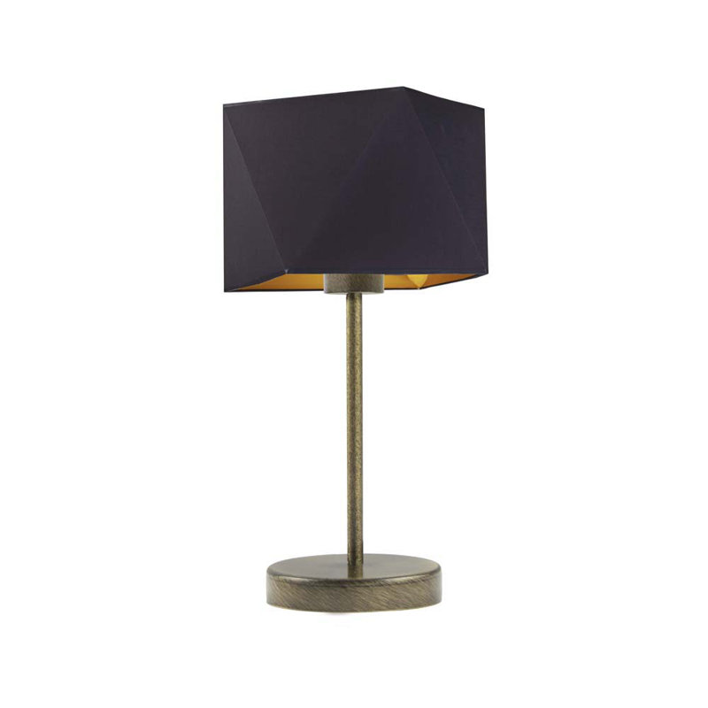 Candra Desk Lamp, Black, Old Gold