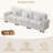 3 Seater Sofa With Smart Charging Module And Throw Pillows (white)-129036972