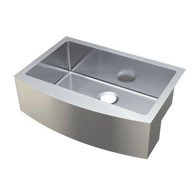 Parketon 30'' L Single Bowl Stainless Steel Kitchen Sink
