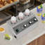 Réchaud électrique à sauces pour distributeur de fromage électrique avec 3 bouteilles