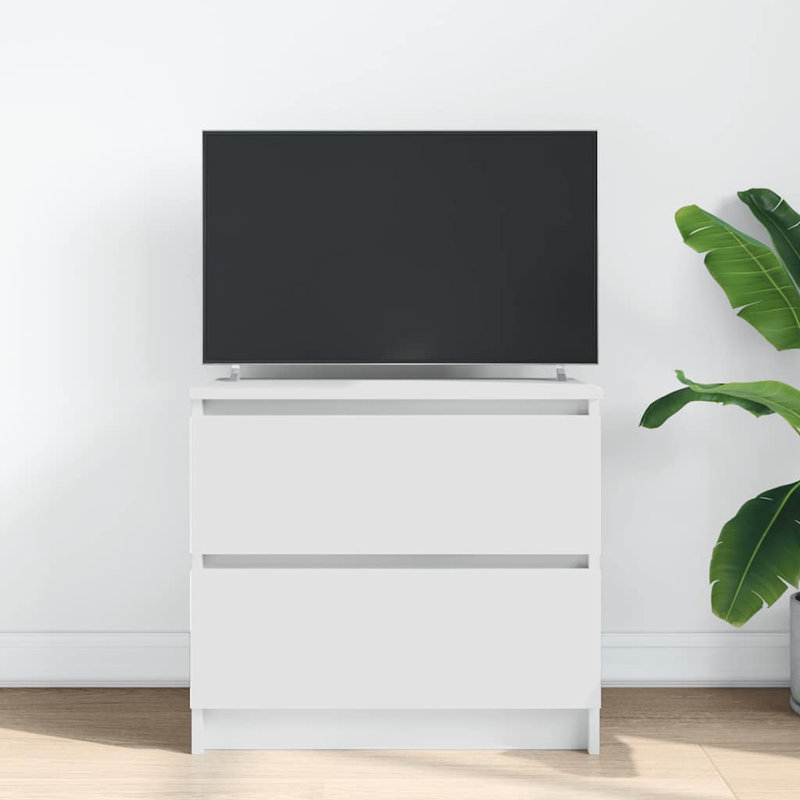  TV Cabinet 35x54 Cm Engineered Wood, 60 cm, White