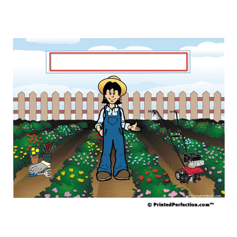 Jardinier personnalisé - Porte-clés à filer, Oui
