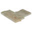 Stonecrest 4.5 in. x 9 in. Split Face Natural Stone Ledger Corner Wall Tile-1636075621