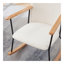 Chaise berçante, chaise d'appoint, chaise rembourrée avec dossier haut-939816055