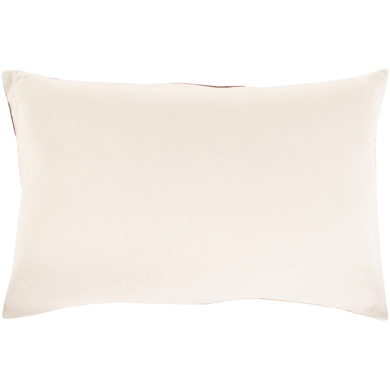 Kat Rectangular Pillow Cover & Insert, Dark Brown/Camel, Polyester/Polyfill