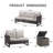 Ingvald 5 Person All-Weather Wicker Outdoor Patio Sofa Set With Cushions-752980386