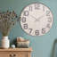 Horloge murale industrielle moderne, 35,5 pouces