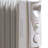 Daewoo 2500W Electric Radiator Space Heater with Adjustable Thermostat