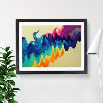Watercolour Audio Soundwaves Vol.1 Abstract - Single Picture Frame Painting