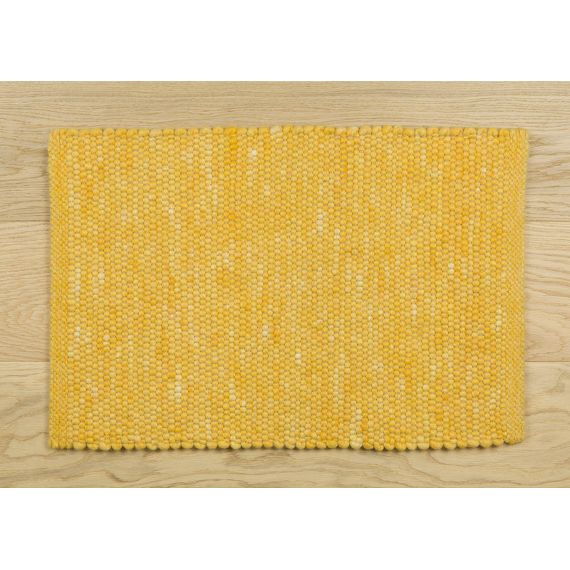 Solid Colour Wool Area Rug, 140 cm W x 200 cm D