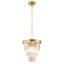 Lustre unique à 1 lumière avec accents en cristal Tasiana-1721493018