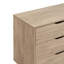 Commode horizontale en bois manufacturé à 6 tiroirs
