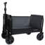 Chariot de camping pliable tout-en-un convertible: siège de banc, compartiment de rangement et attache pour chien incluse-123018691