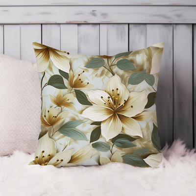 Floral Golden Flowers VI Modern