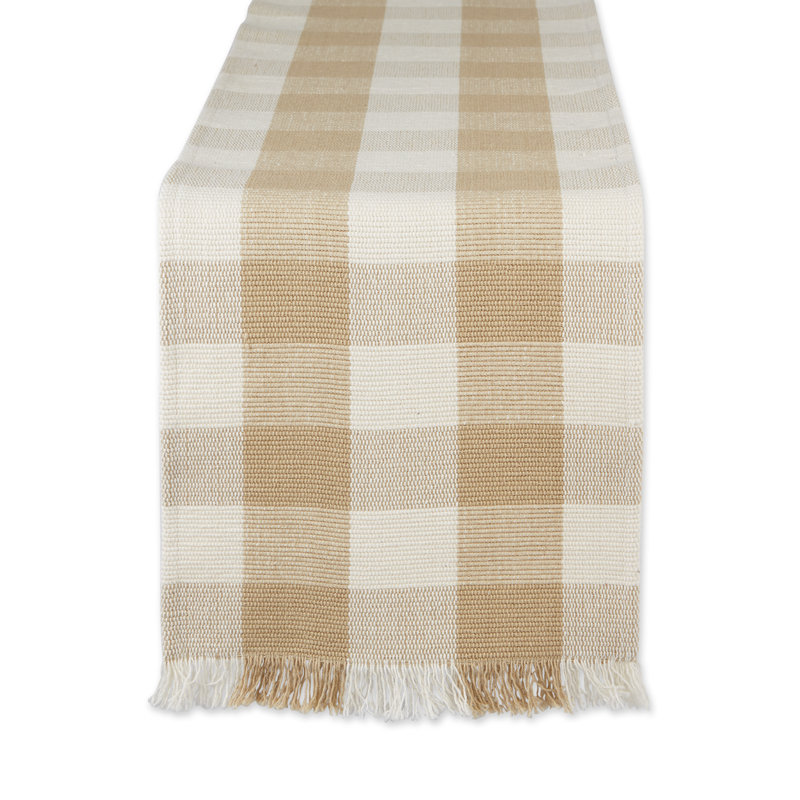 Hallowell Dining Linens, 13" x 75", Beige