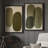 Framed Canvas Wall Art - Vintage Abstract Wall Prints for Bedroom - 16"x24"x2 panels-361121270-361121269