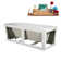 67" Streamline Soaking Freestanding Tub and Tray With Internal Drain