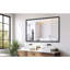 Oversized Rectangle Bathroom Mirror with Black Frame