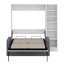 Lit escamotable avec canapé et tablettes Murphy
