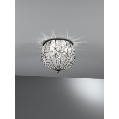 San Toma Glass Flush Mount