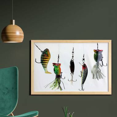 Vintage Fishing Lure Wall Art Canvas Posters Prints Fishing Lure