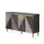 Console Farmhouse avec 4 portes et tablettes réglables-1152629457