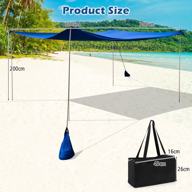 8 Person Tent, Blue