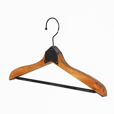 Caitlynd Solid Wood Non-Slip Standard Hanger for Suit/Coat
