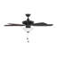 Ventilateur de plafond standard à 5 pales de 52 po avec chaîne de traction et ensemble d'éclairage inclus -55397242