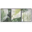 «Green Tropical Leaf», reproduction d'art encadrée sur toile 3 pièces-888599080-888599081