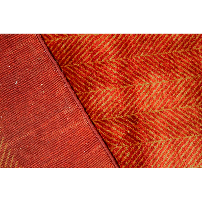 Wool Chevron Area Rug