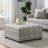 Square STORAGE Ottoman